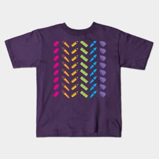 Rainbow Cartooning Tools of the Trade Kids T-Shirt